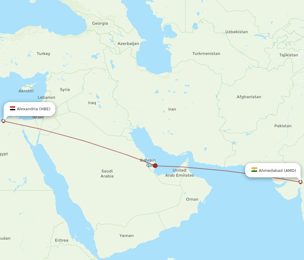 HBE-AMD flight routes