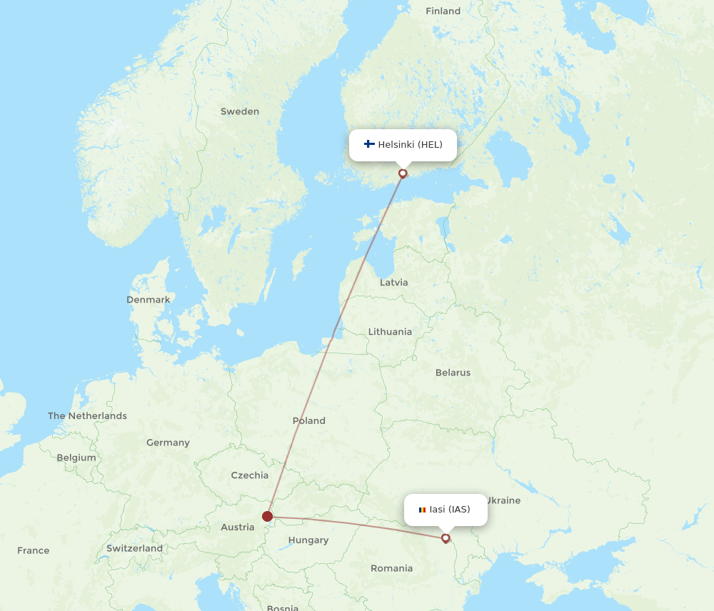 HEL-IAS flight routes