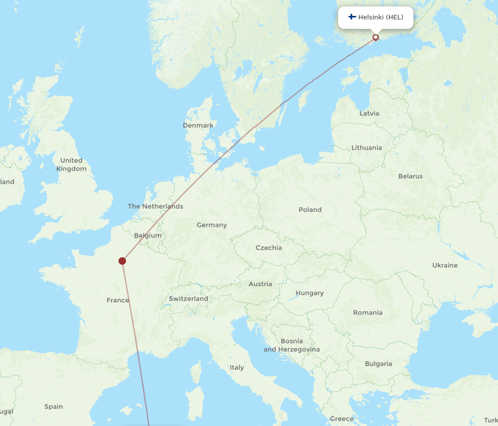 HEL-QSF flight routes