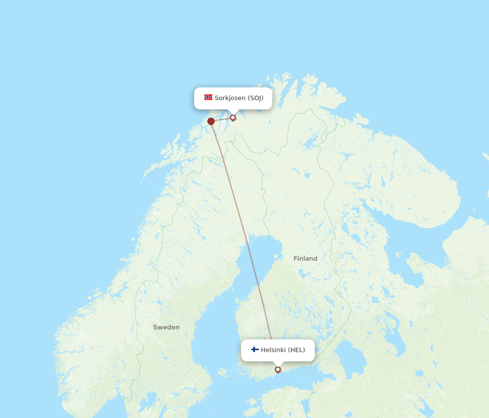 HEL-SOJ flight routes