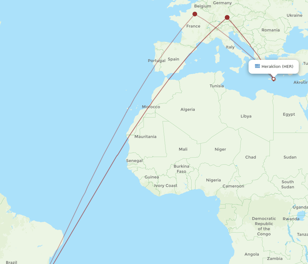 HER-GIG flight routes