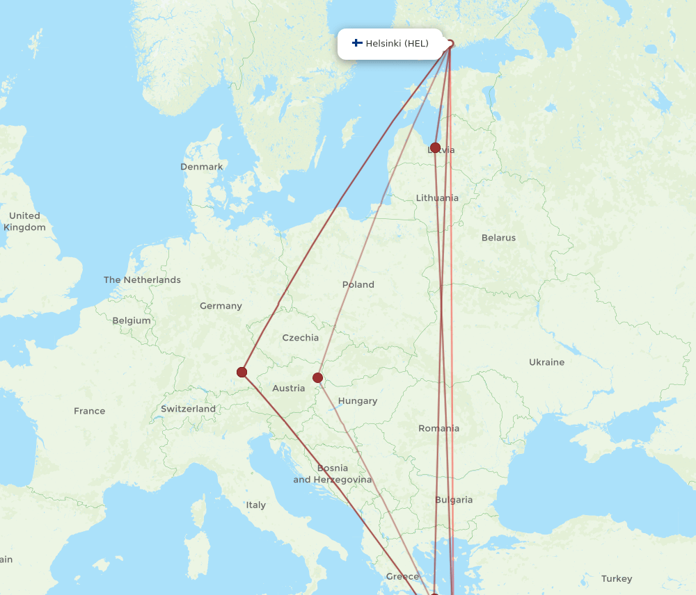 HER-HEL flight routes