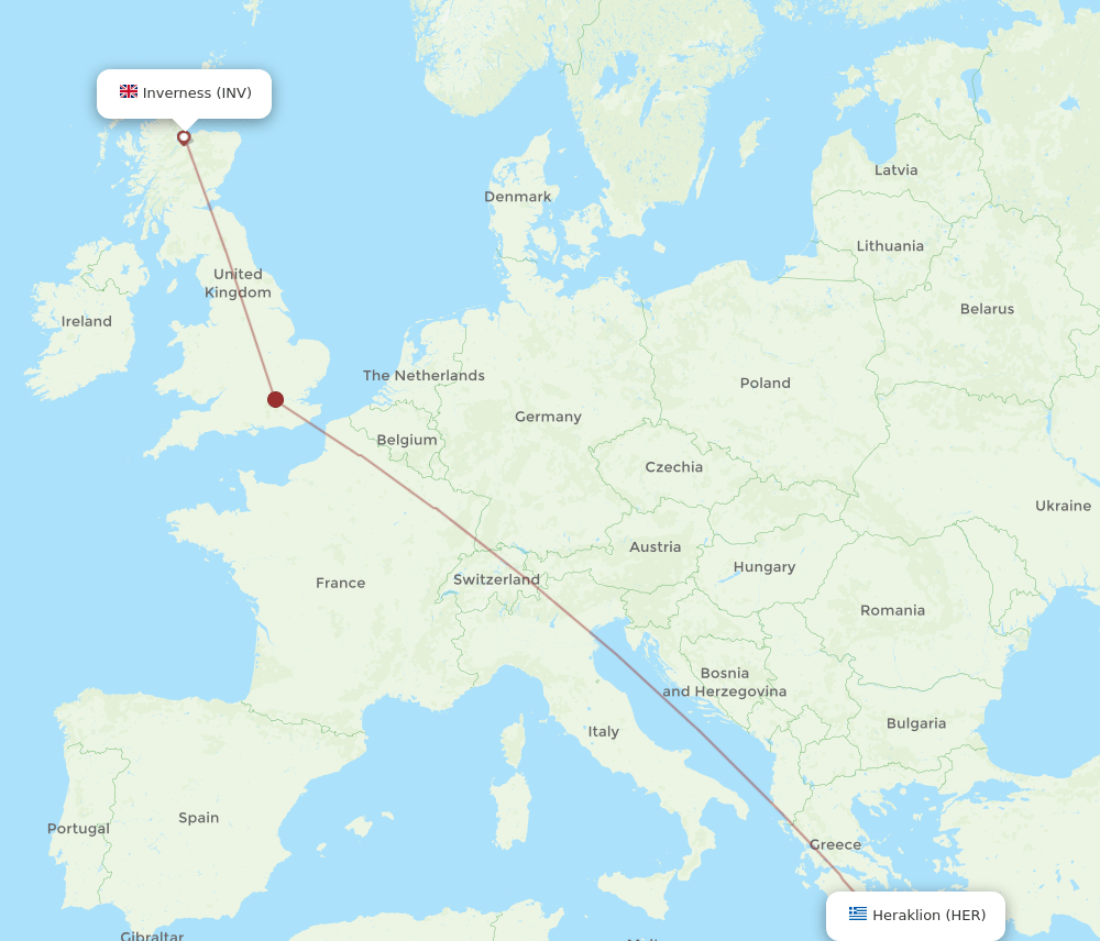 HER-INV flight routes