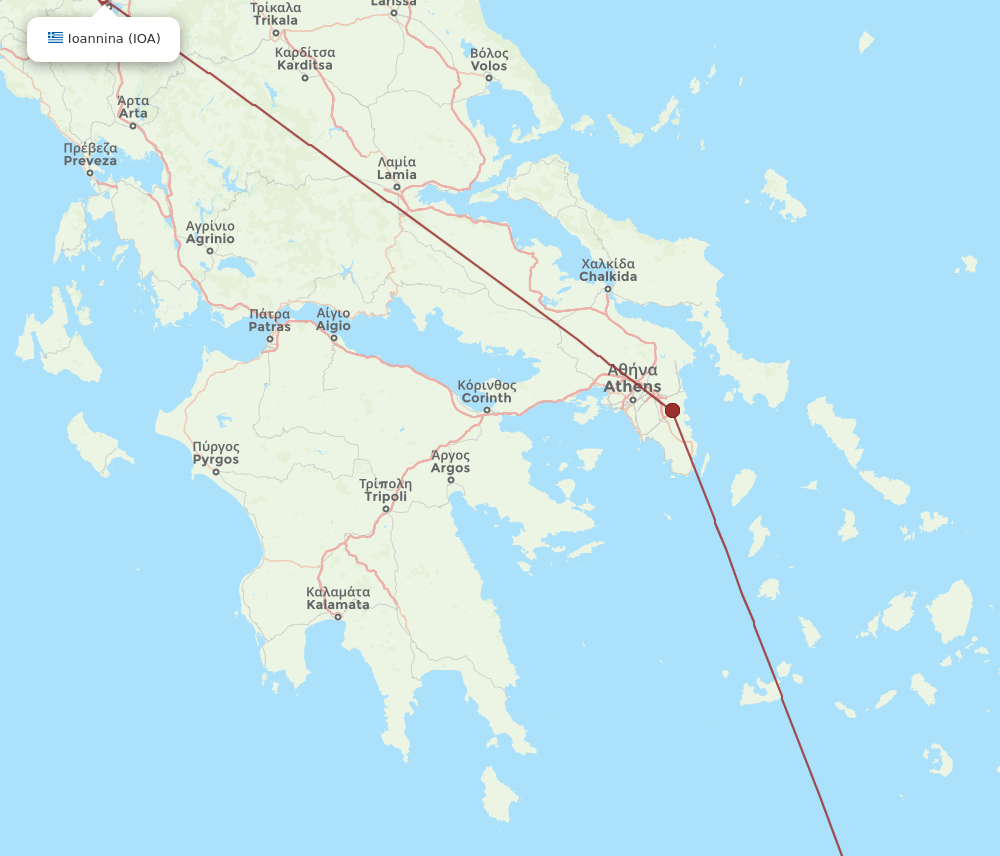 HER-IOA flight routes
