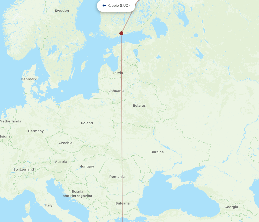 HER-KUO flight routes