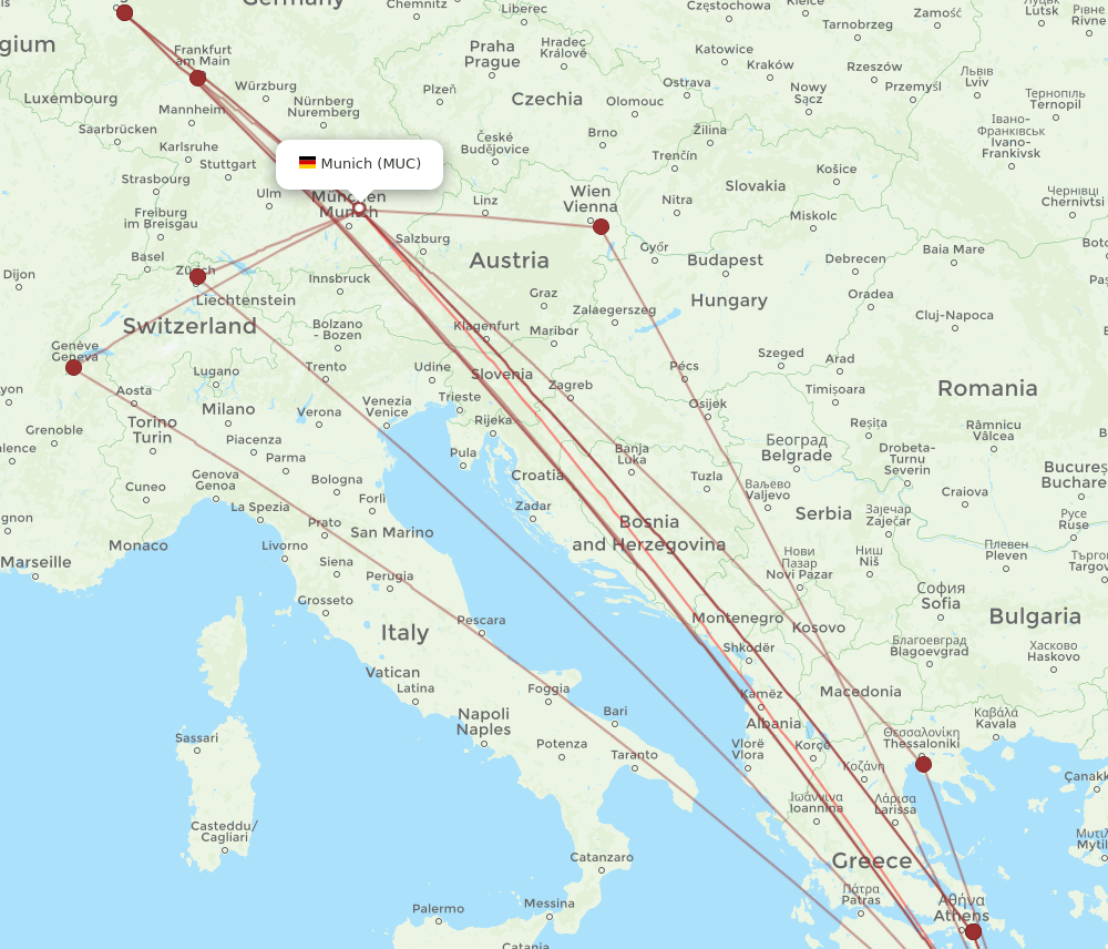 HER-MUC flight routes