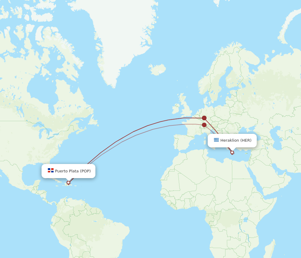 HER-POP flight routes