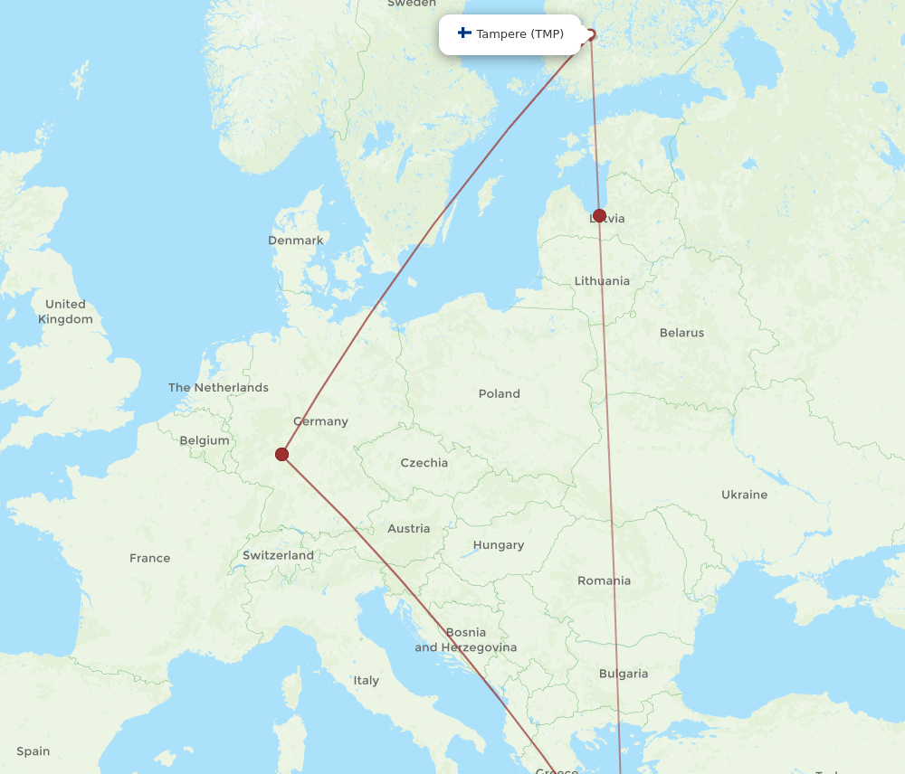 HER-TMP flight routes