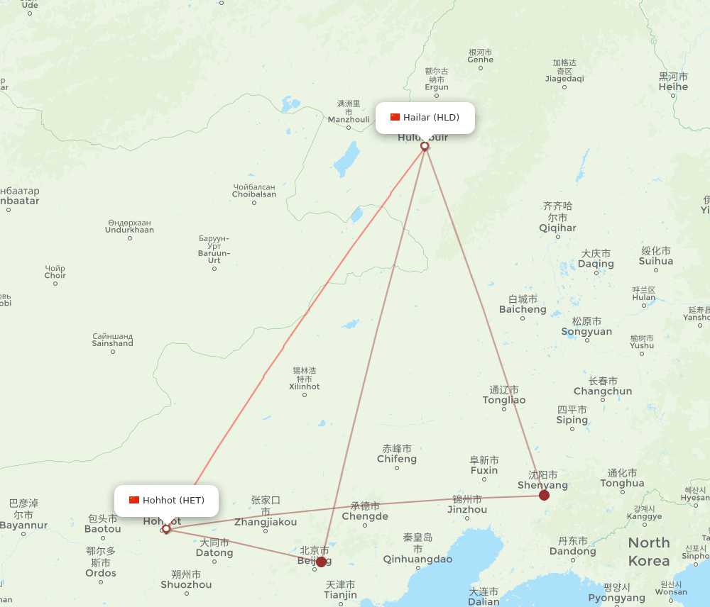 HET-HLD flight routes