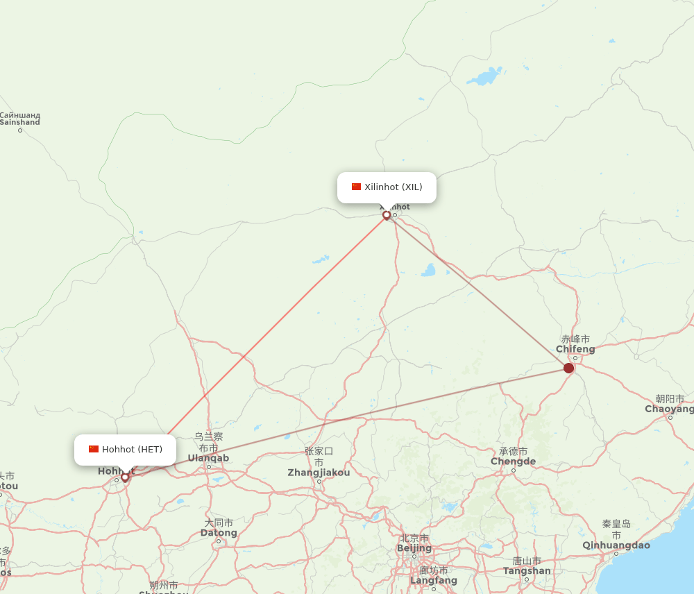 HET-XIL flight routes