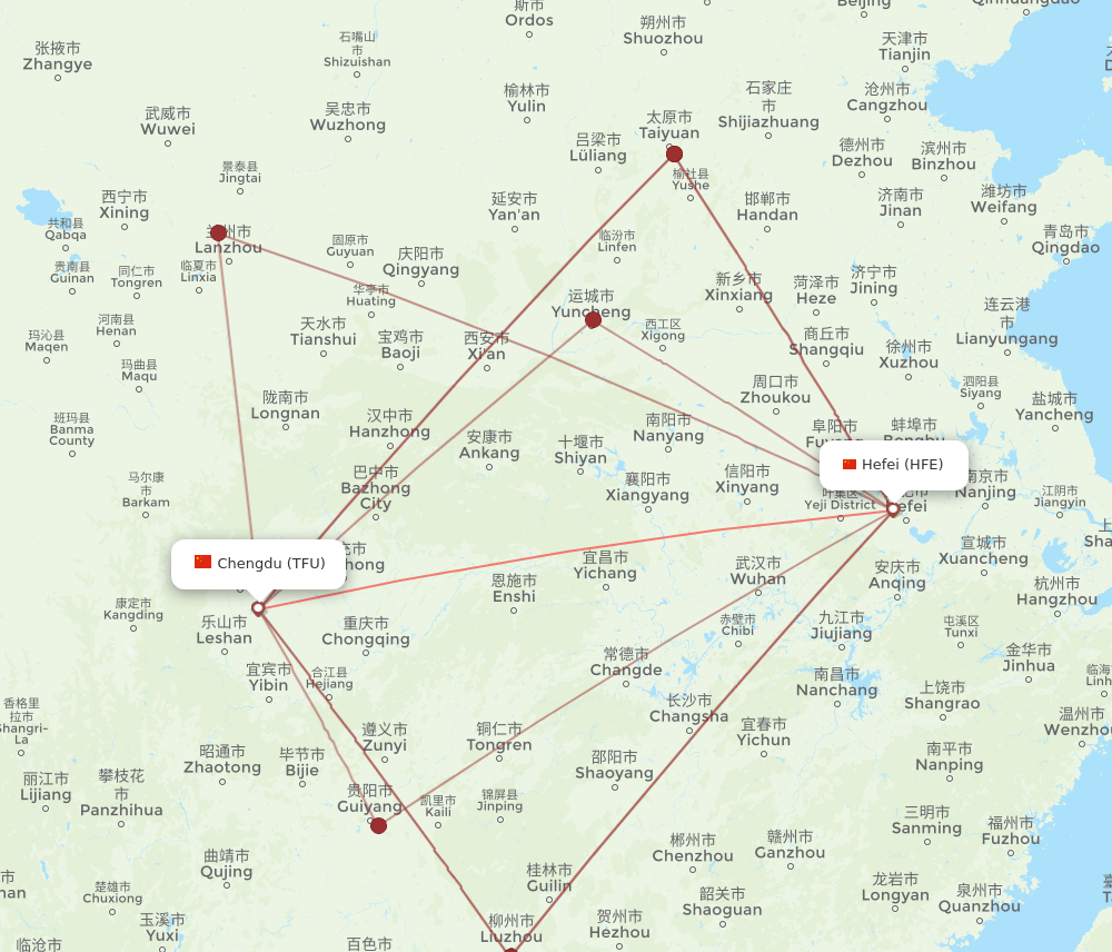 HFE-TFU flight routes