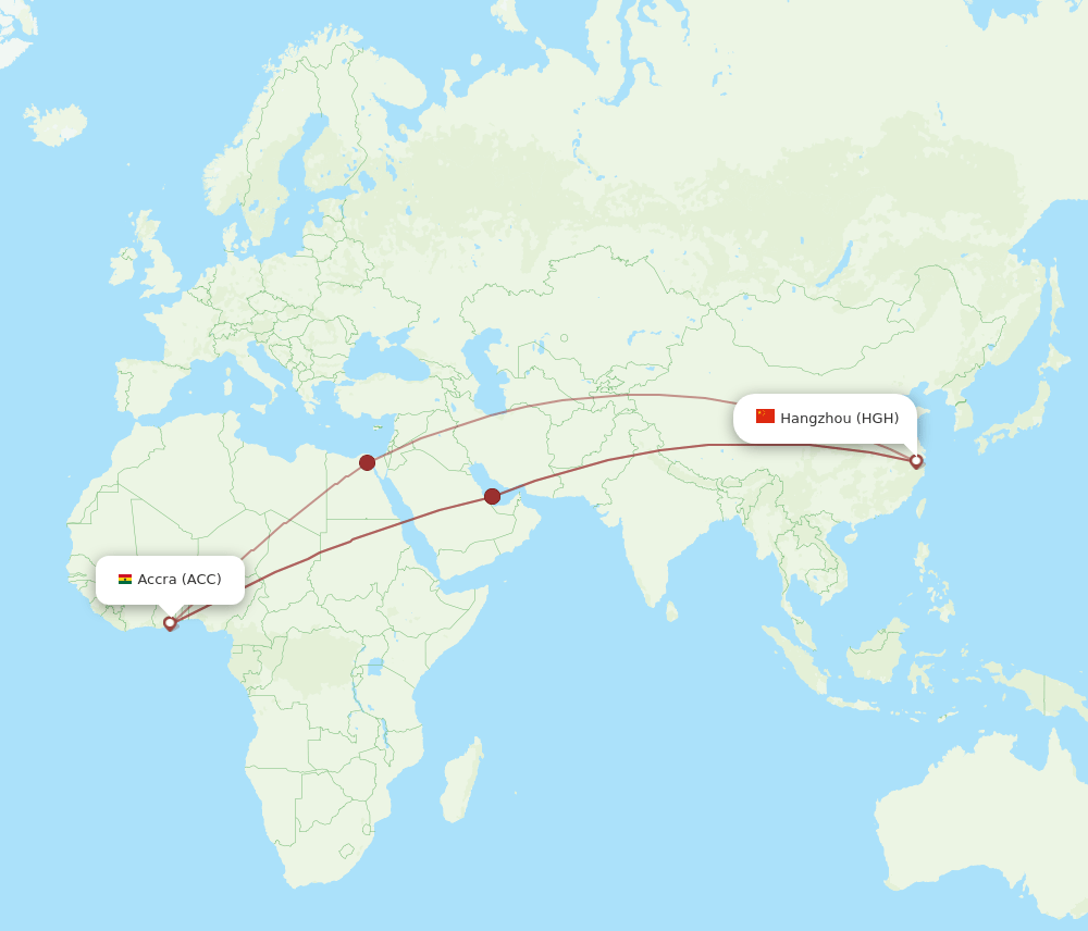 HGH-ACC flight routes