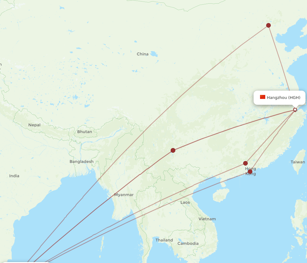 HGH-CMB flight routes