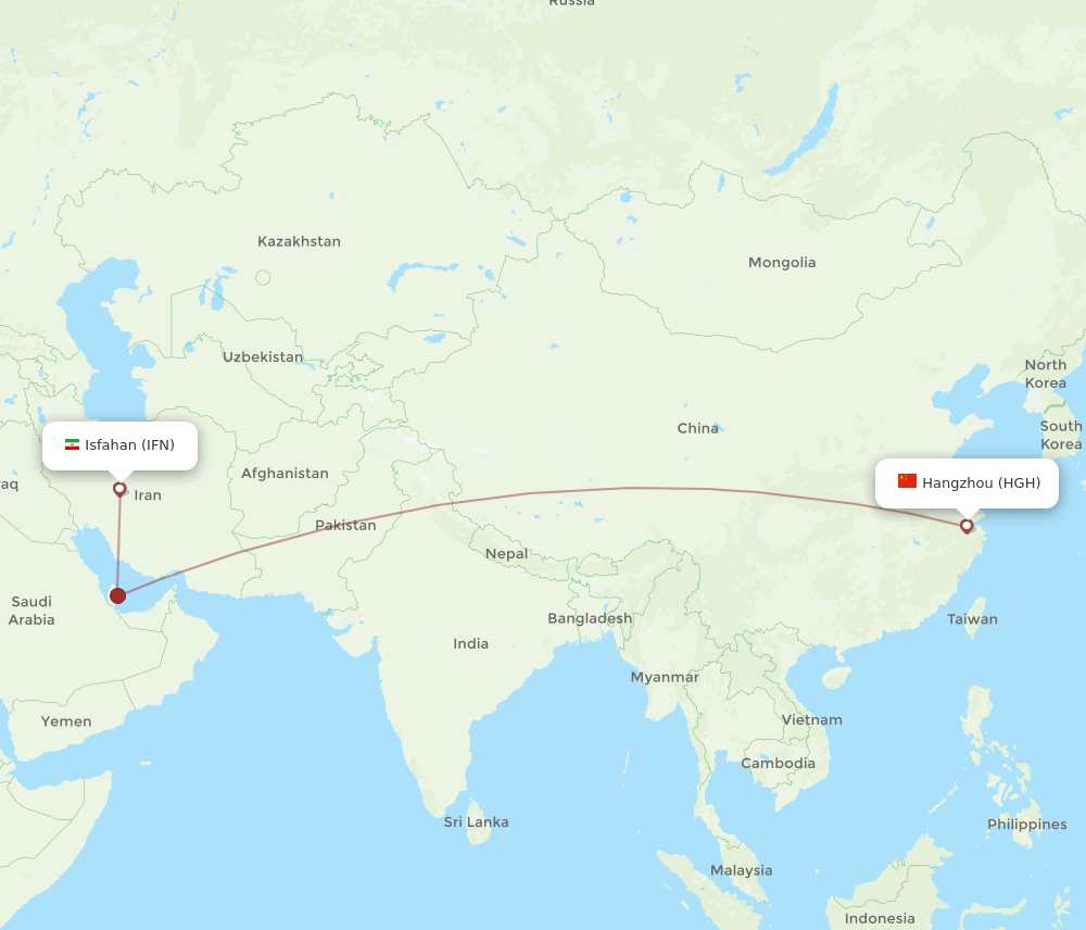 HGH-IFN flight routes