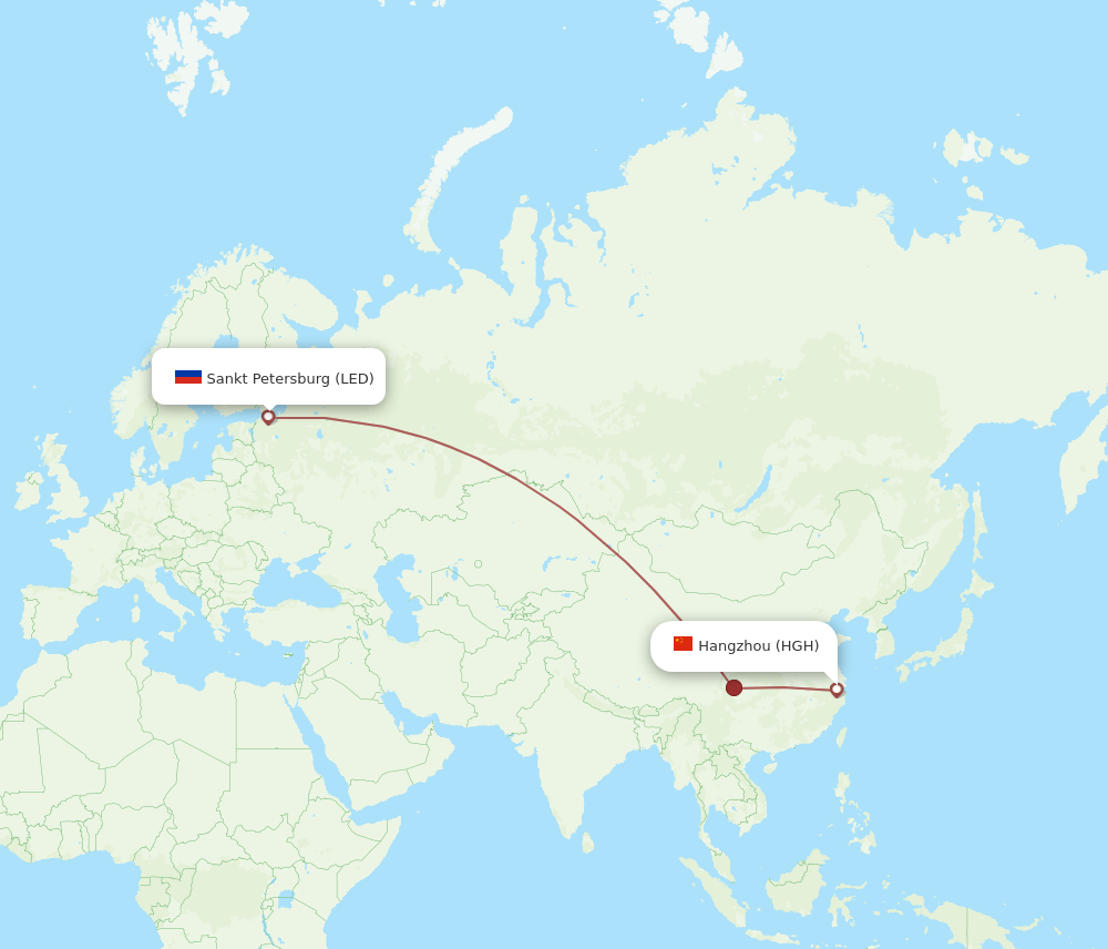 HGH-LED flight routes