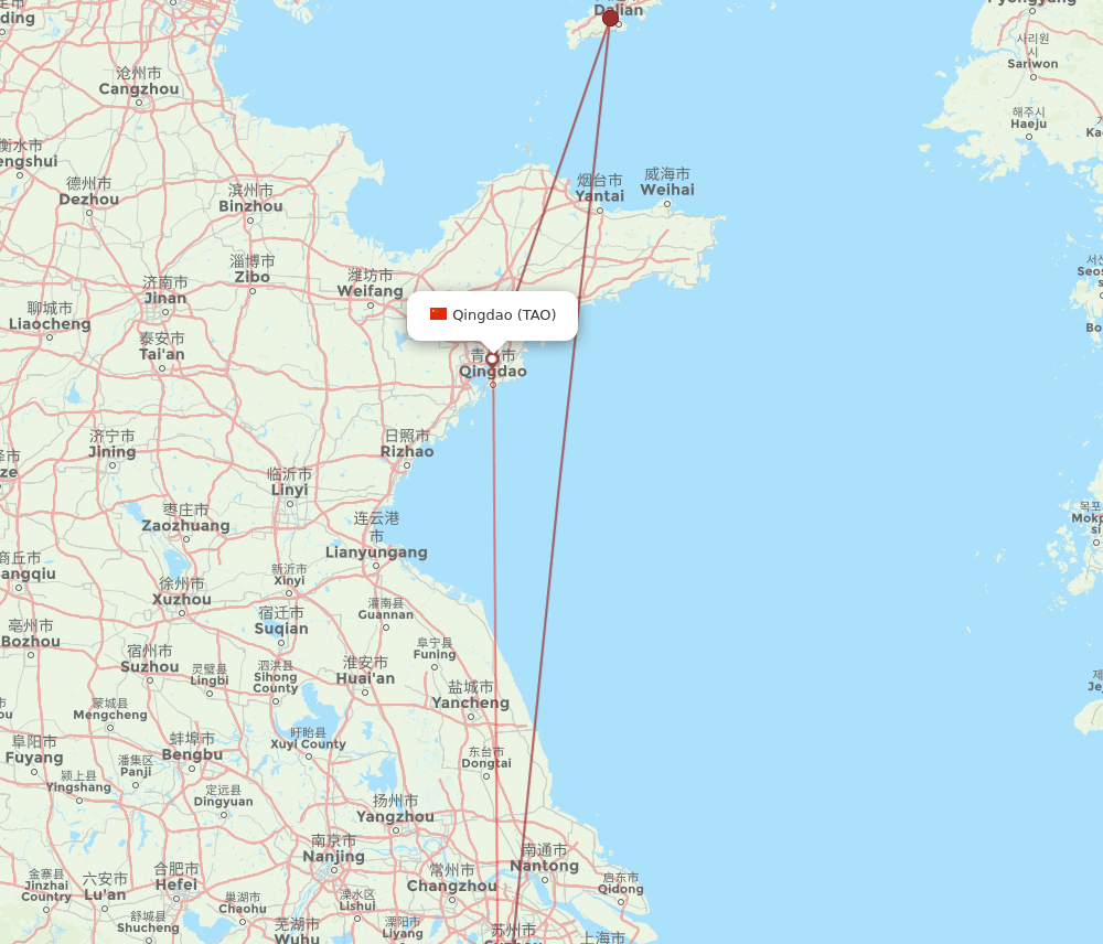 HGH-TAO flight routes