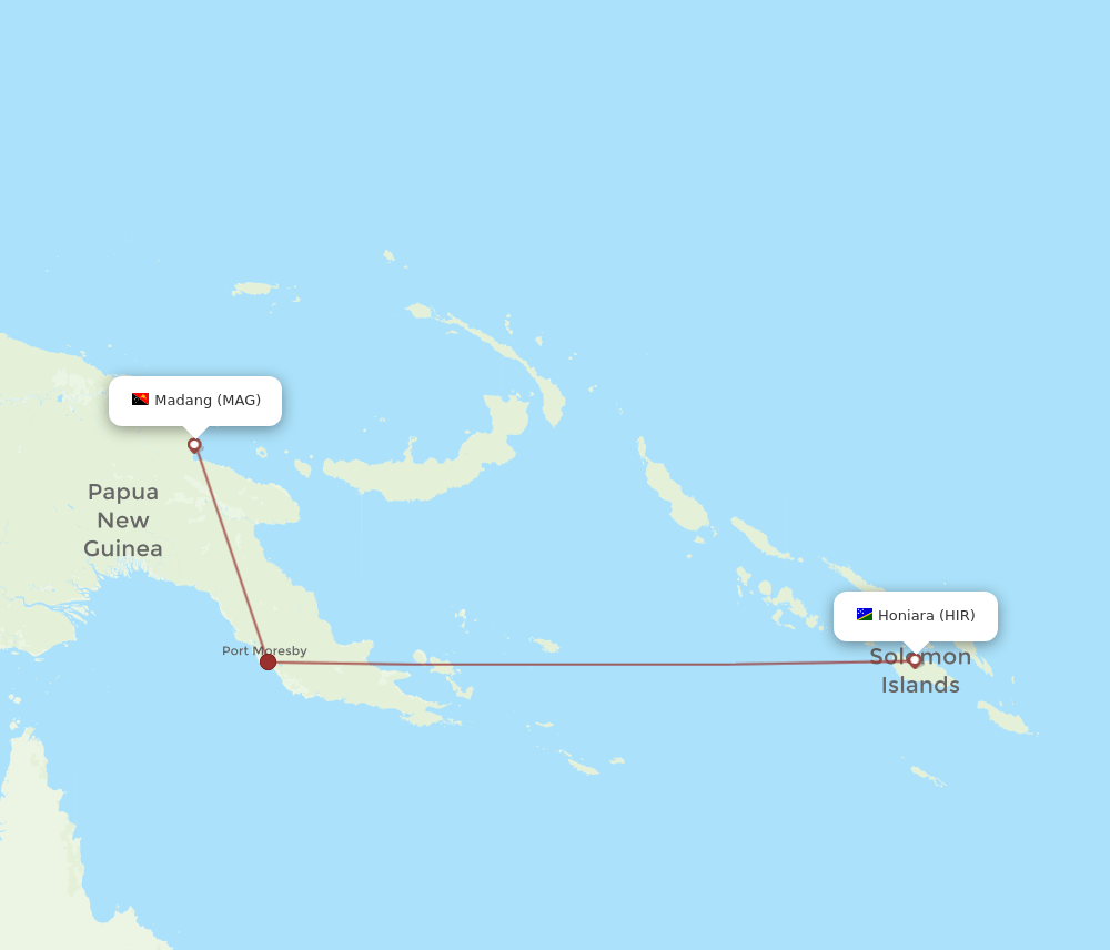 HIR-MAG flight routes