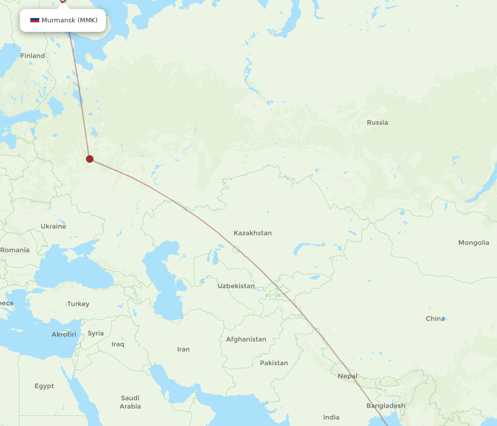 HKT-MMK flight routes
