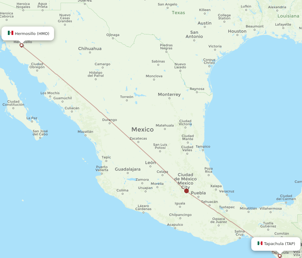 HMO-TAP flight routes