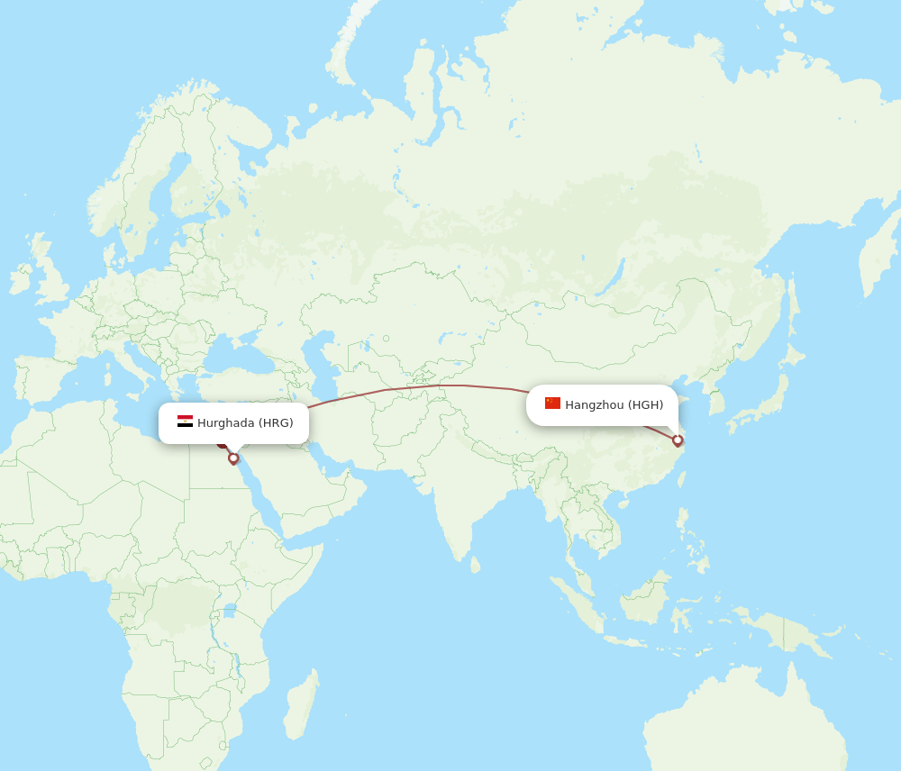 HRG-HGH flight routes