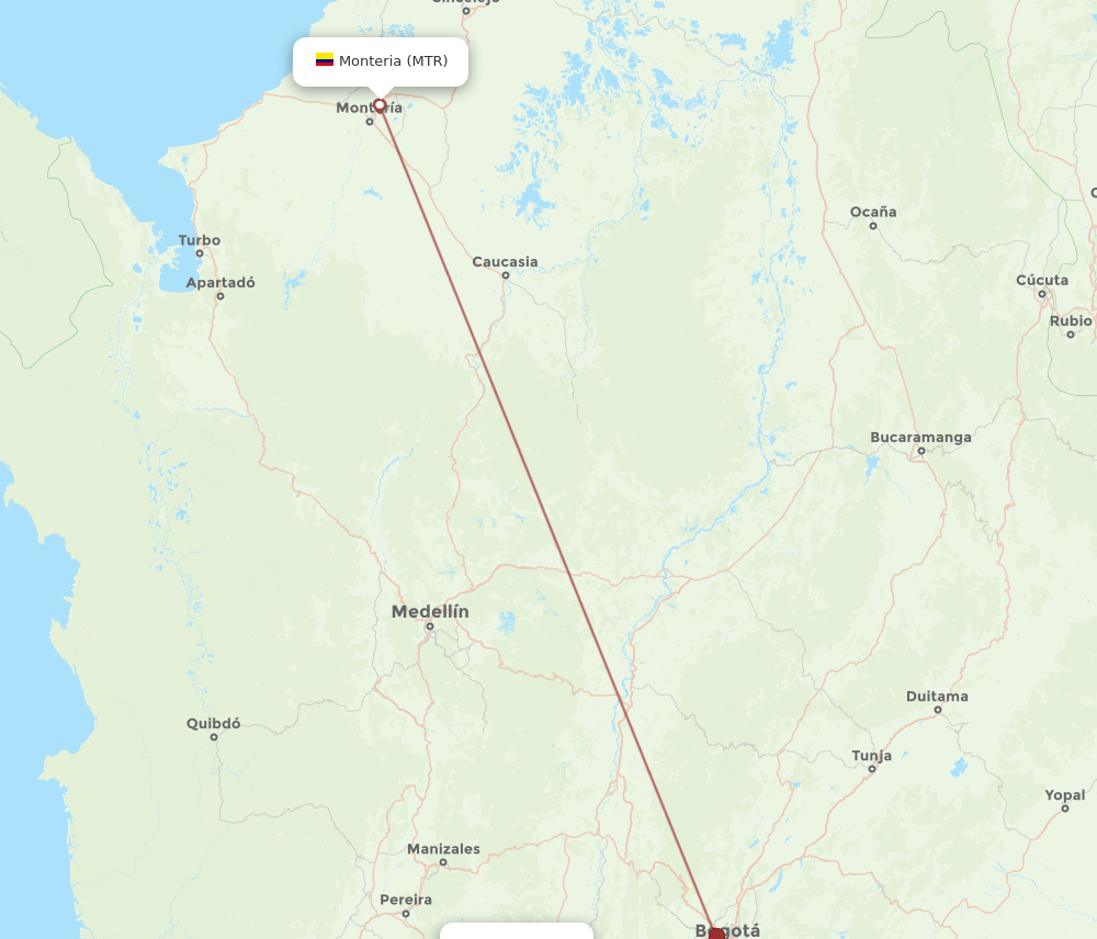 IBE-MTR flight routes