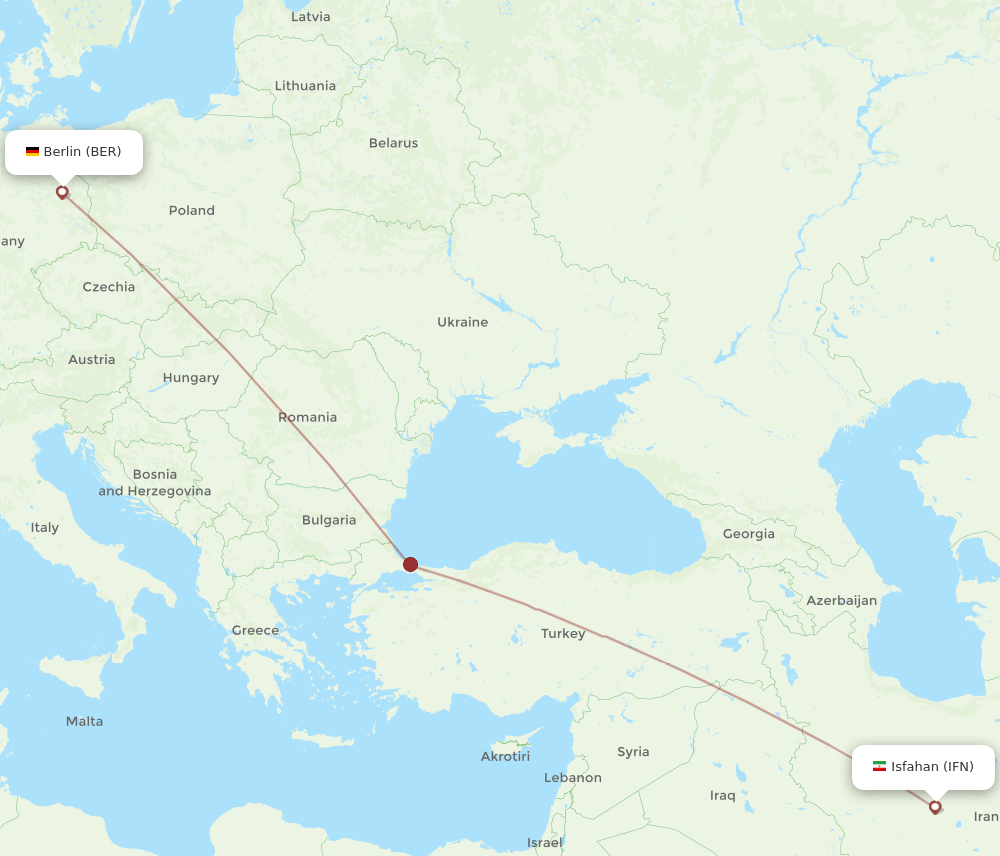 IFN-BER flight routes
