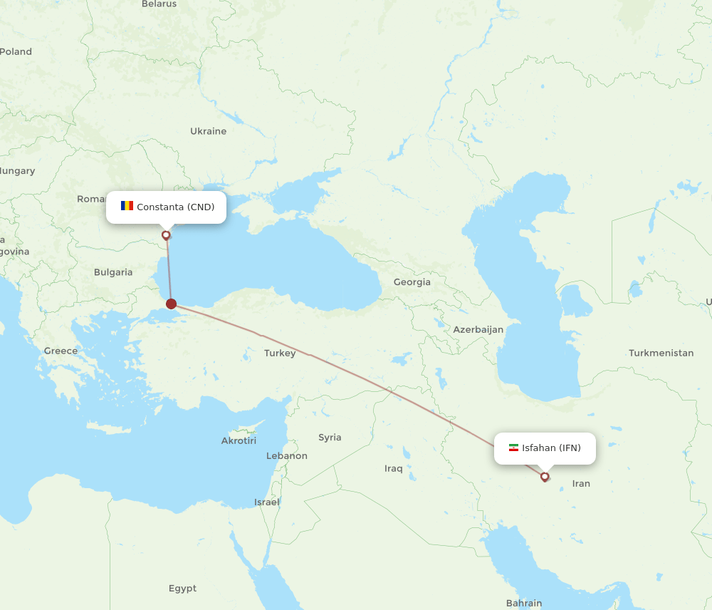 IFN-CND flight routes