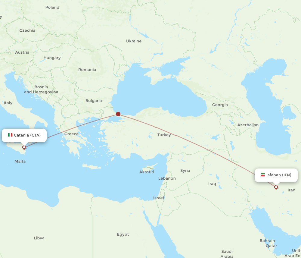 IFN-CTA flight routes