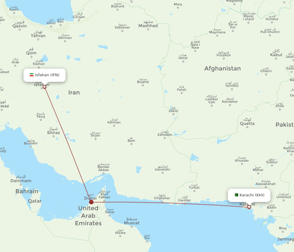 IFN-KHI flight routes