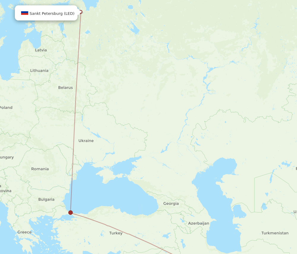 IFN-LED flight routes
