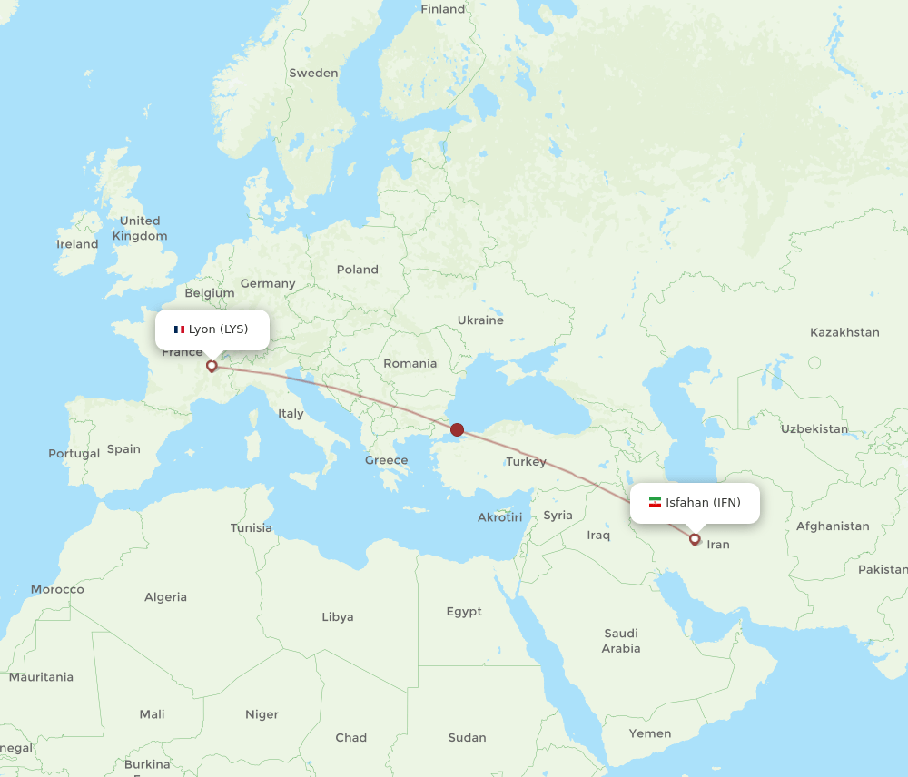 IFN-LYS flight routes