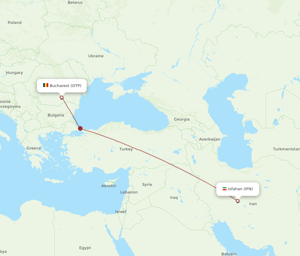 IFN-OTP flight routes