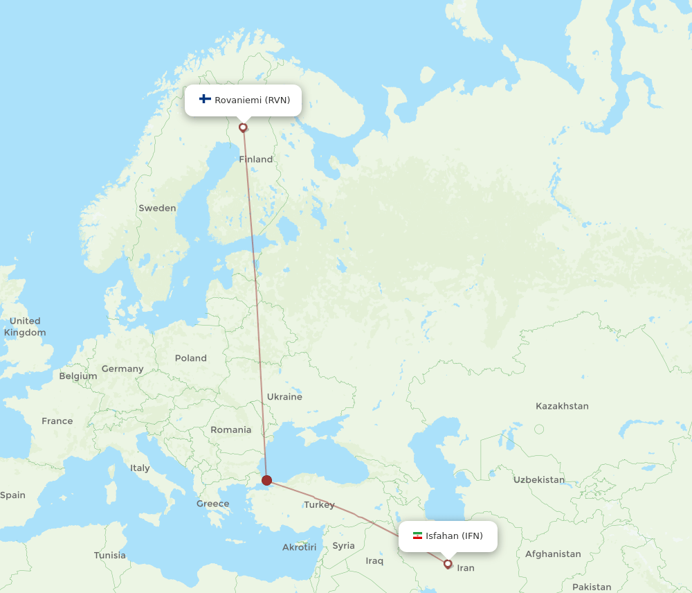 IFN-RVN flight routes