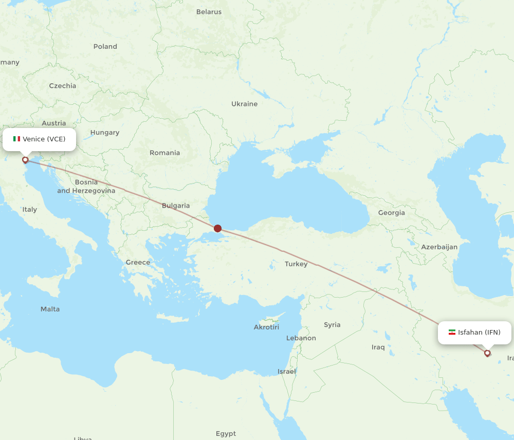 IFN-VCE flight routes