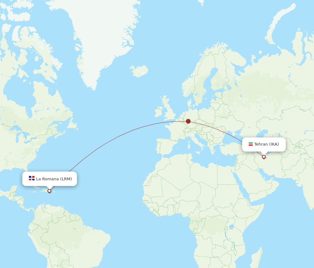 IKA-LRM flight routes