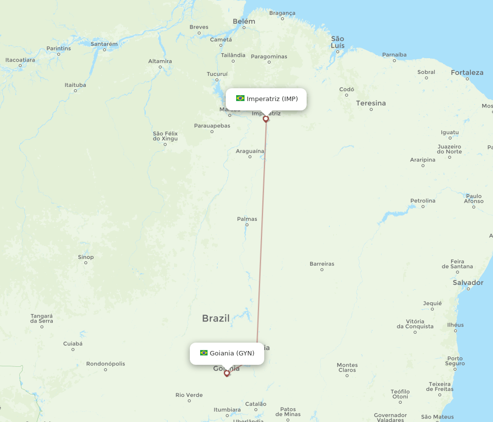 IMP-GYN flight routes