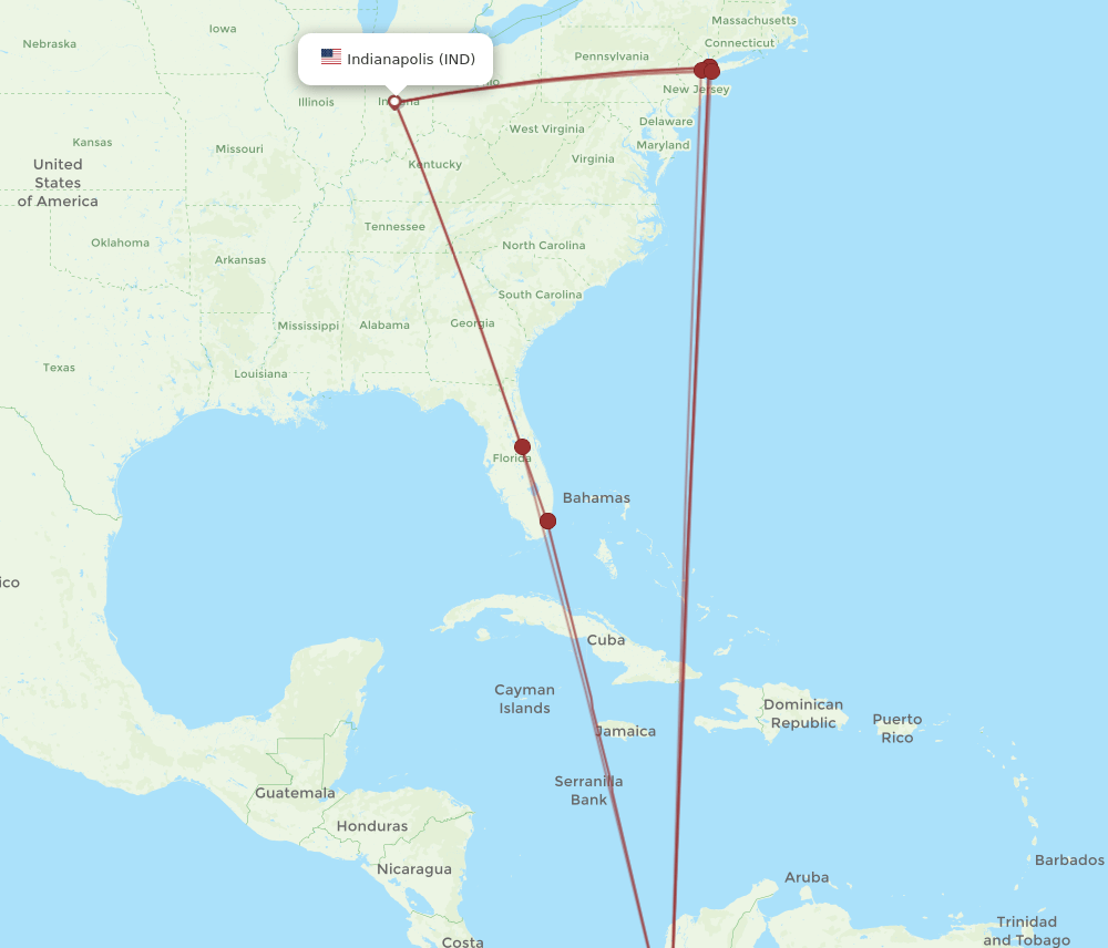 IND-MDE flight routes