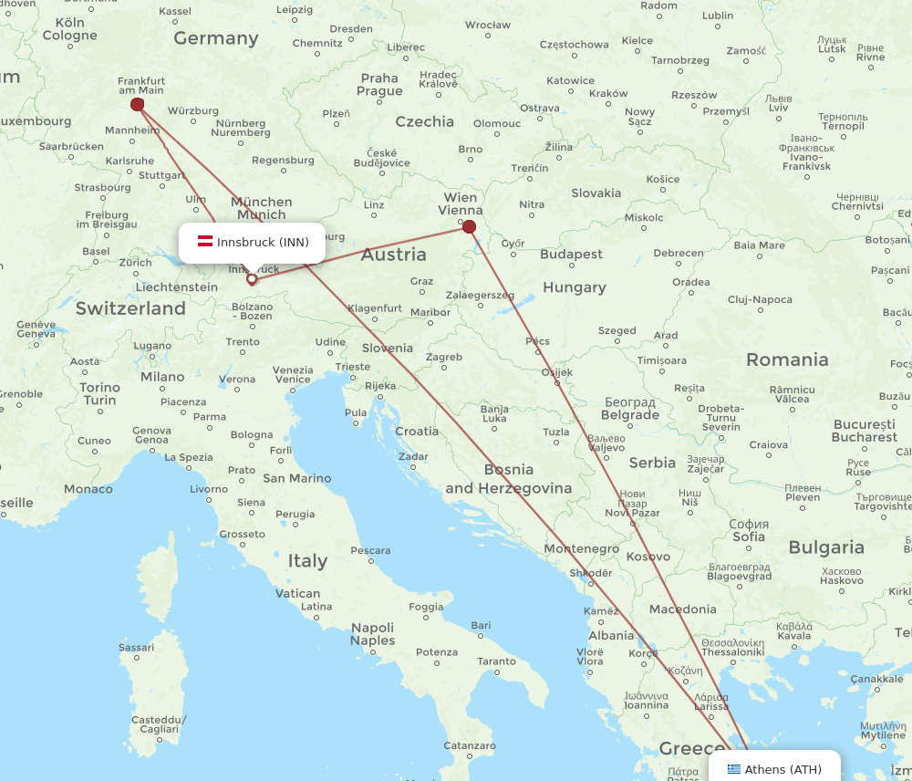 INN-ATH flight routes