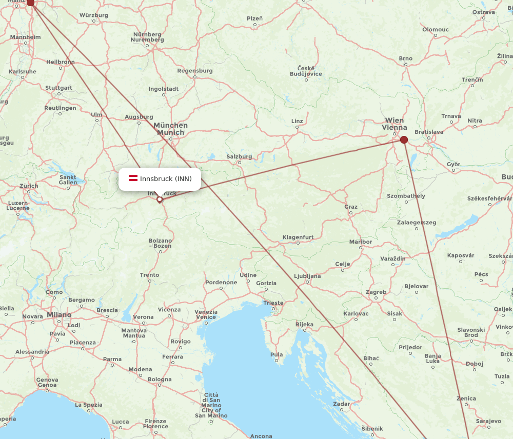 INN-DBV flight routes