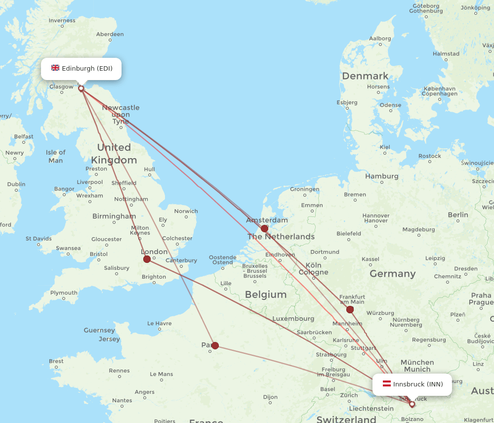 INN-EDI flight routes