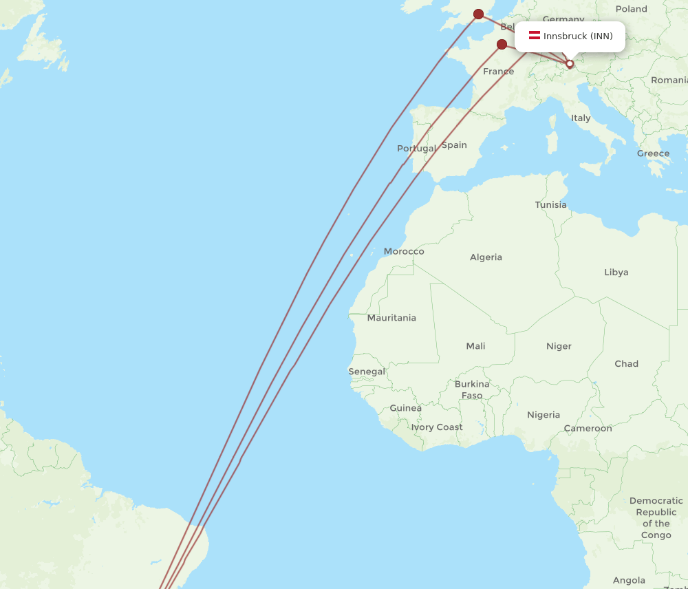 INN-GRU flight routes