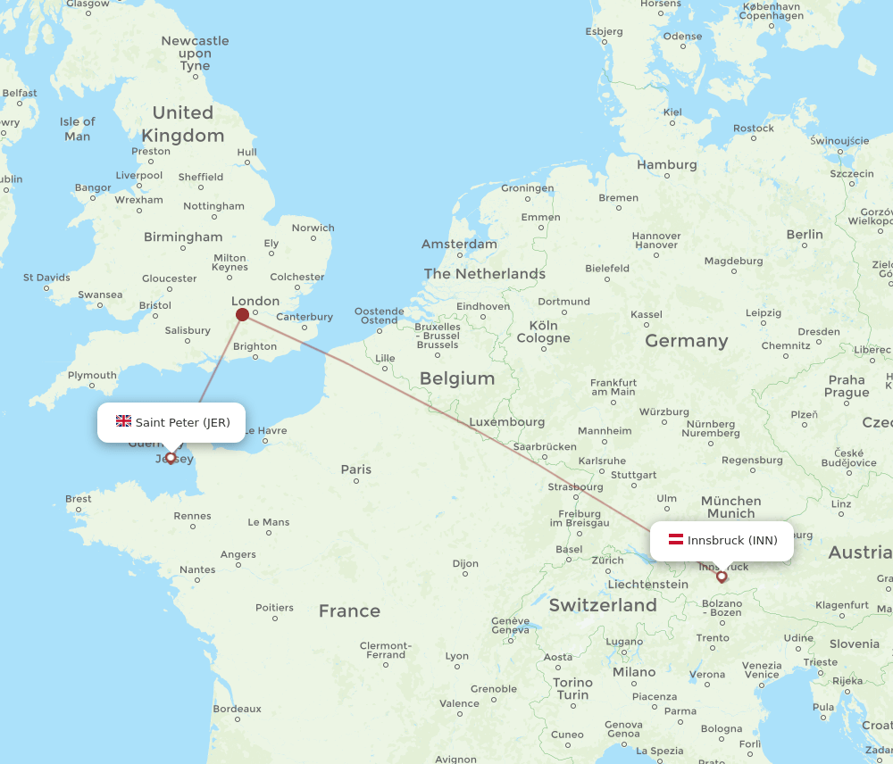 INN-JER flight routes