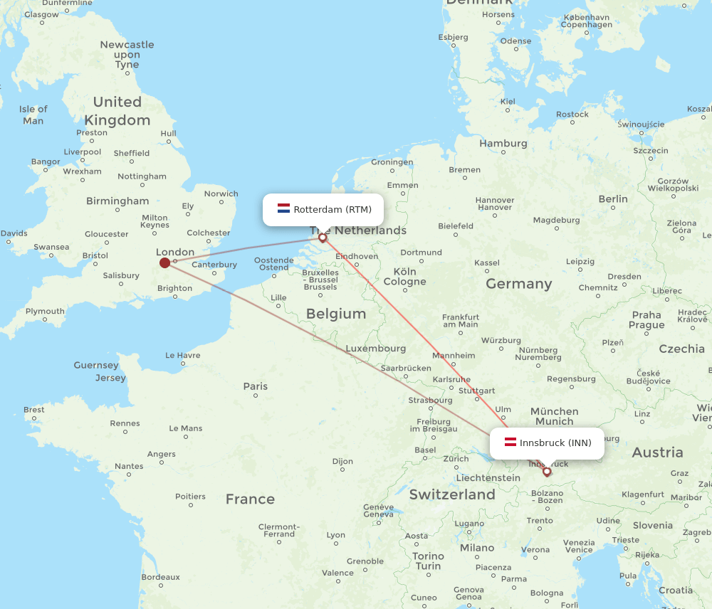 INN-RTM flight routes