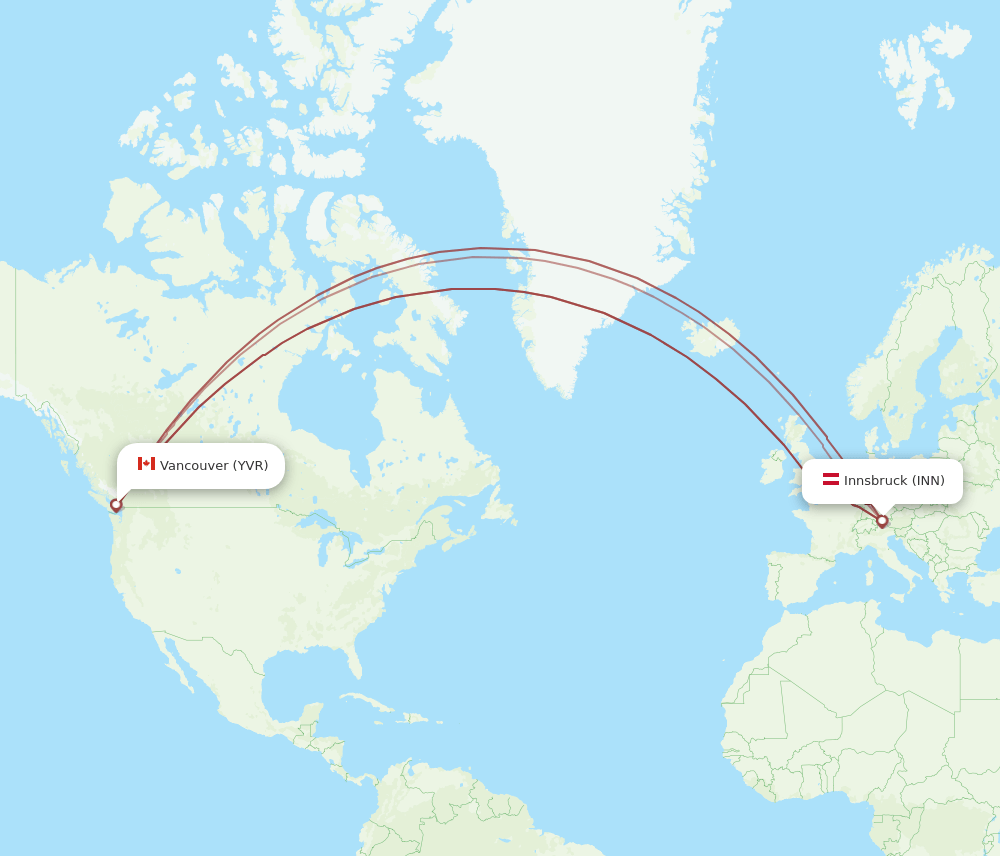 INN-YVR flight routes