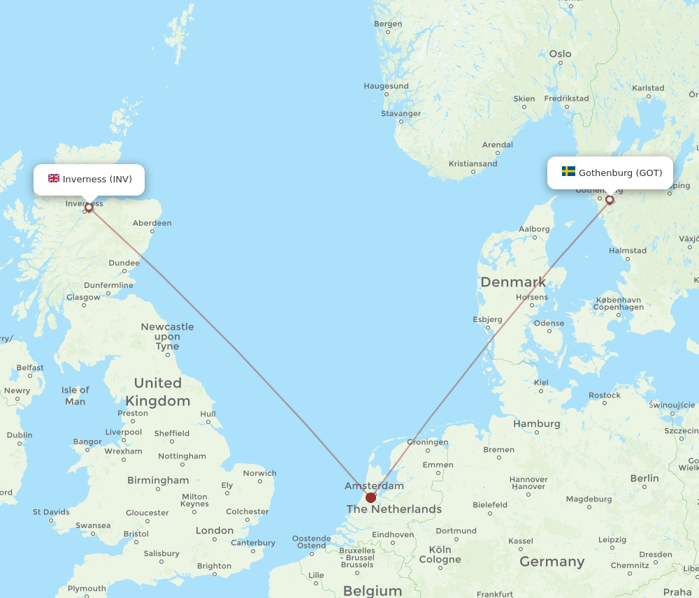 INV-GOT flight routes