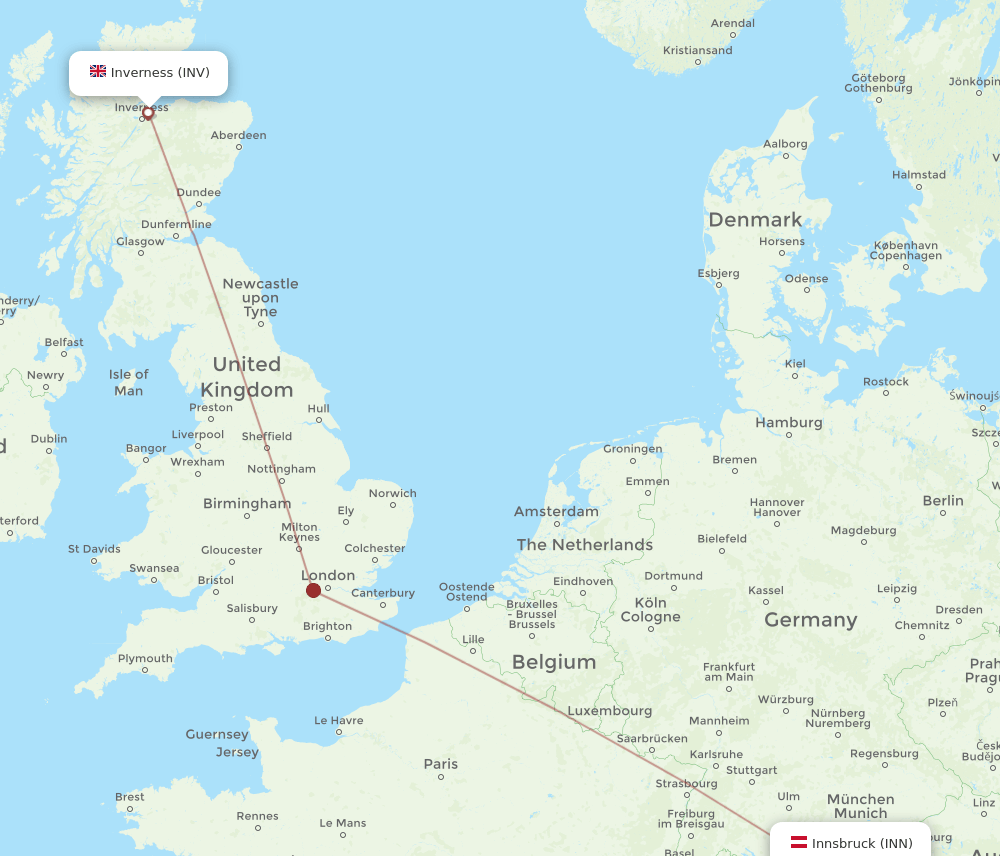 INV-INN flight routes