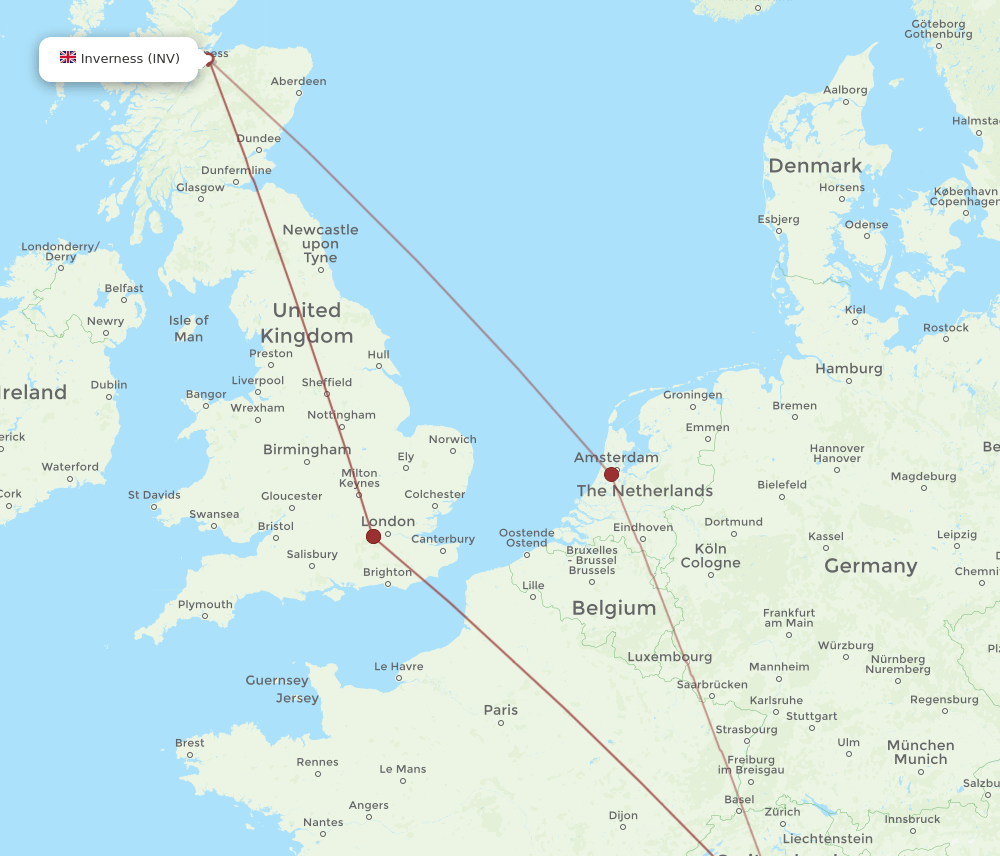 INV-MXP flight routes