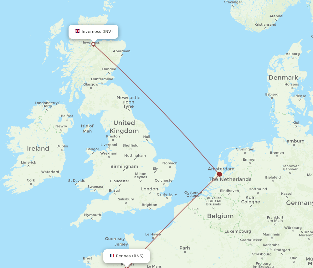 INV-RNS flight routes