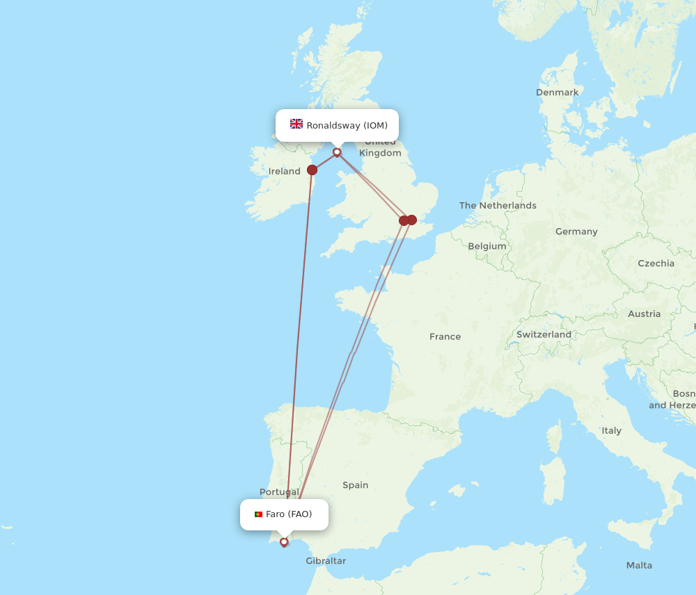 IOM-FAO flight routes