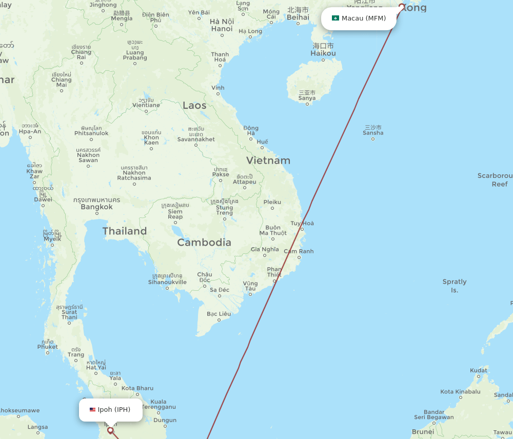 IPH-MFM flight routes